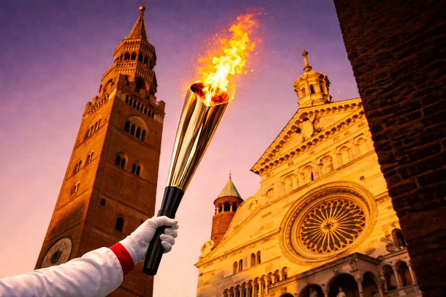 FIAMMA OLIMPICA A CREMONA