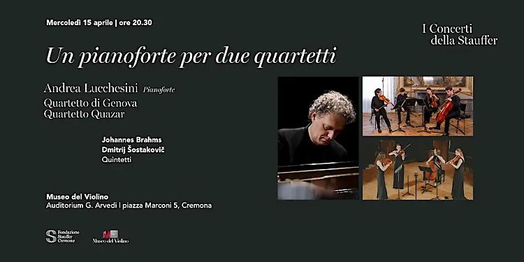 Andrea Lucchesini torna a Cremona: al Museo del Violino un nuovo appuntamento con i Concerti della Stauffer